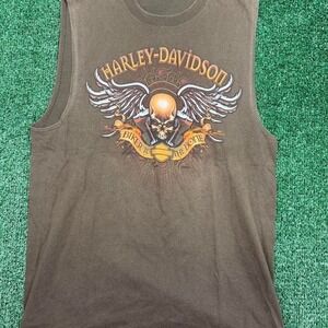 Vintage Harley Davidson tank top cutoff  New Bern
